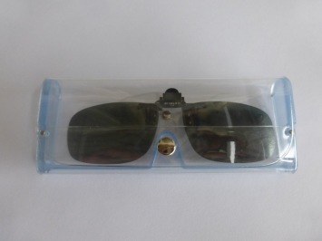 A&M Clip On Sunglasses Grey